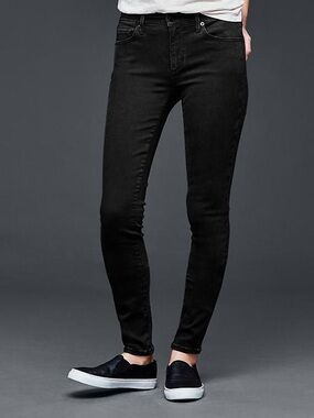 GAP Denim True Skinny Mid Rise Jeans Tall